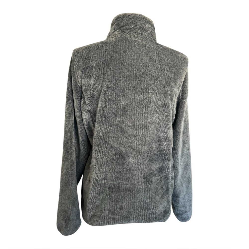 Gerry Women's Fleece 1/4-Zip Pullover Southwest Sherpa Fleece Gray Size Large - Picture 3 of 7